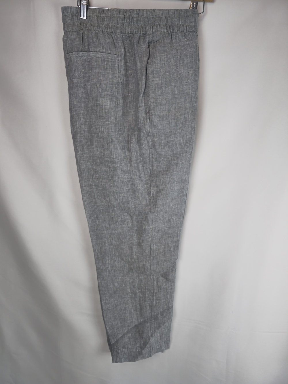 Athleta Gray Linen Pull-On Pants NWT - Picture 2 of 7
